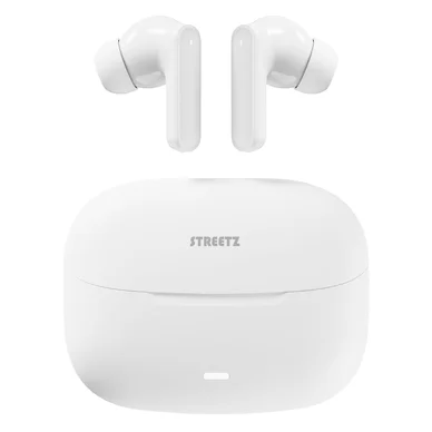 Streetz T120 TWS in-ear øretelefoner hvide T120-WHT Modsvarer: N/A