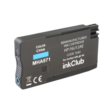 inkClub Inktcartridge, vervangt HP 953, cyaan MHA971 Replace: F6U12AE