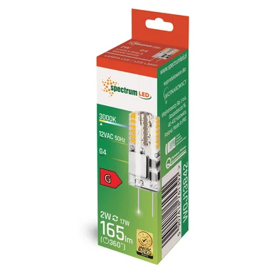 LED-pære G4 2W 3000K 165 lumen LED-pære G4 2W 3000K 165 lumen