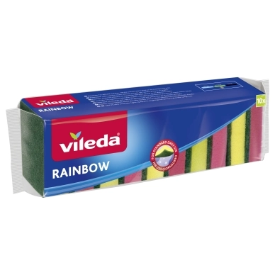 Vileda Rainbow skrubbsvamp 10-pack Vileda Rainbow skrubbsvamp 10-pack