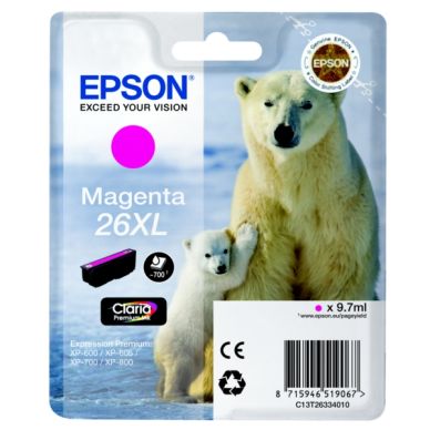 EPSON alt EPSON 26XL Blekkpatron magenta