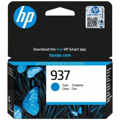 HP HP 937 Blækpatron cyan 4S6W2NE Modsvarer: N/A billede
