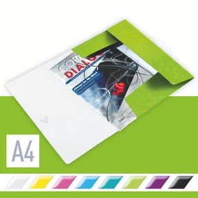3-Klappen-Mappe Leitz WOW PP A4 grün