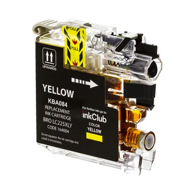 Blækpatron gul, erstatter Brother LC225XL Y