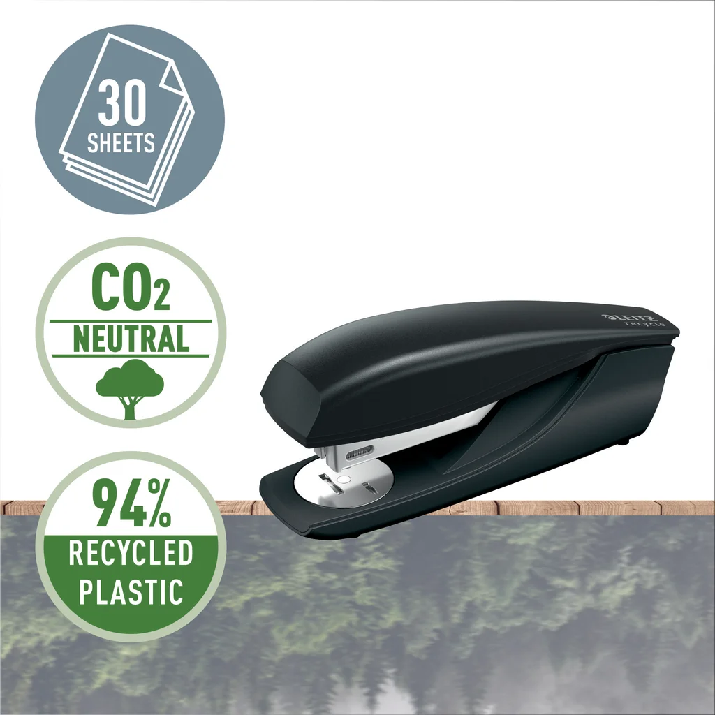 Häftapparat Leitz Recycle 30 ark svart