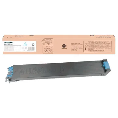 Sharp Tonerkassette cyan 15.000 sider MX27GTCA Modsvarer: N/A billede