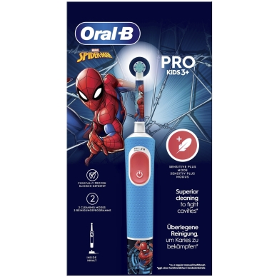 Oral-B Vitality Pro Kids Spiderman Eltandborste