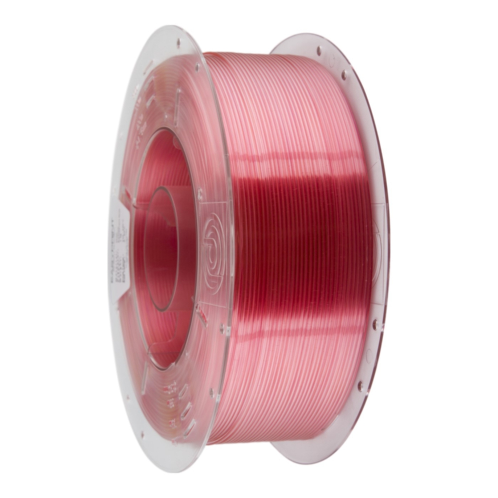 Prima PrimaCreator EasyPrint PETG 1.75mm 1 kg Rød gjennomsiktig PETG-filament,3D skrivarförbrukning