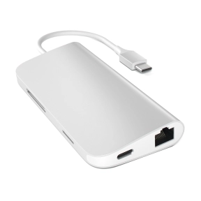 Satechi USB-C Multi-Port Adapter 4K, Sølv