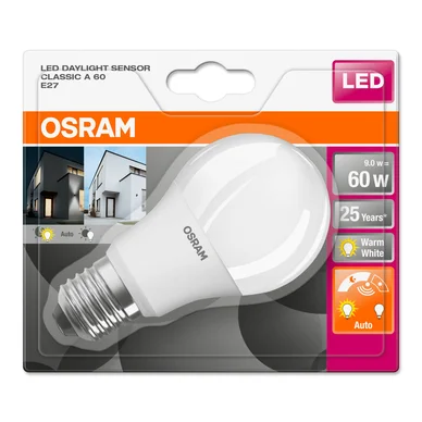 Sensorlampa LED 8,8W E27 2700K 806 lumen