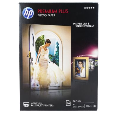 HP alt Fotopapper Premium Plus A4 20ark 300g