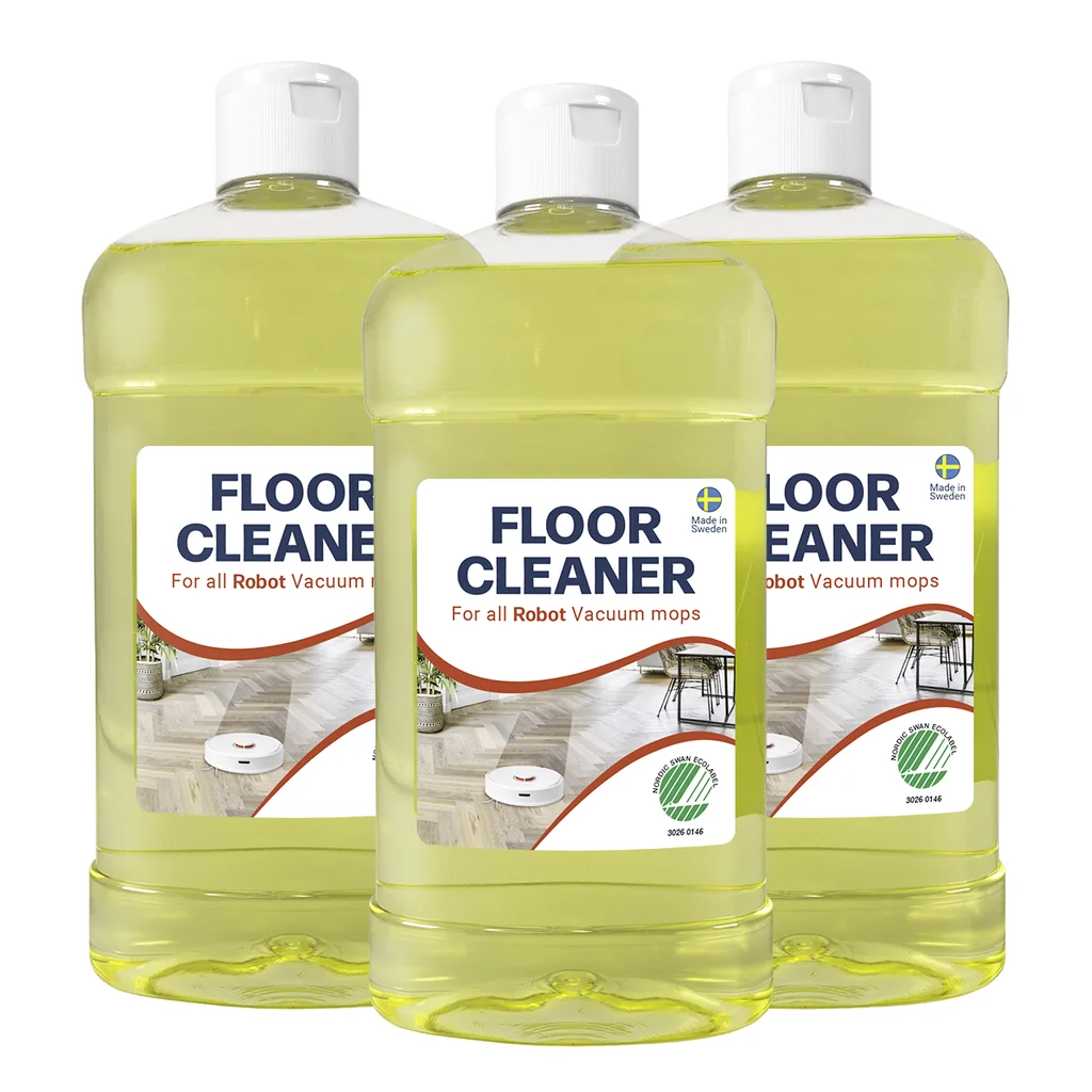 Floor Cleaner Gulvrengjøringsrobot støvsuger 500 ml 3-pakning DU23654-3 Tilsvarer: N/A