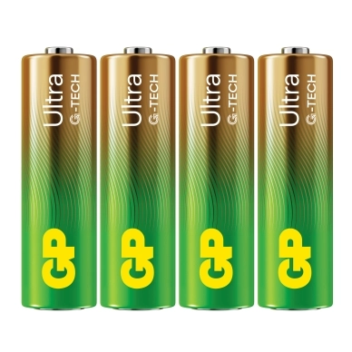 GP BATTERIES alt GP Ultra Alkaline AA-batteri, LR6/15AU 4-pakk