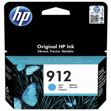 HP HP 912 Blækpatron Cyan 3YL77AE Modsvarer: N/A