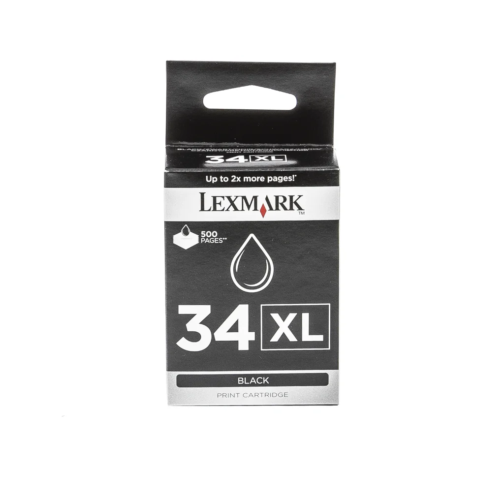 Lexmark 34XL Bläckpatron svart
