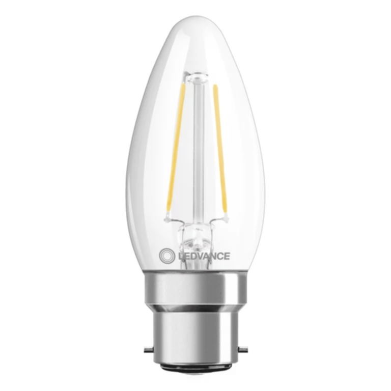 Ledvance LED kronljus 2700K 250lm B22d 2,5W