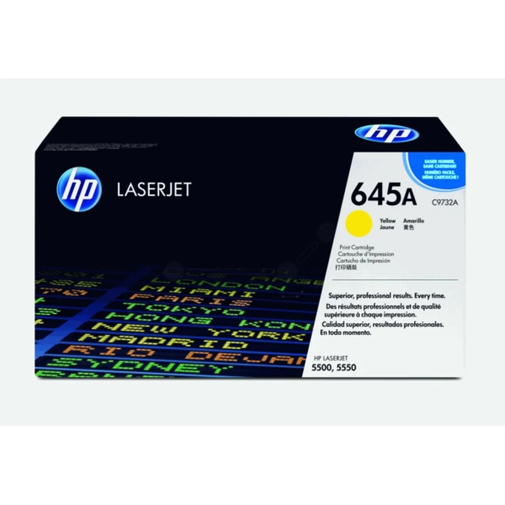 HP 645A Tonerkassett Gul