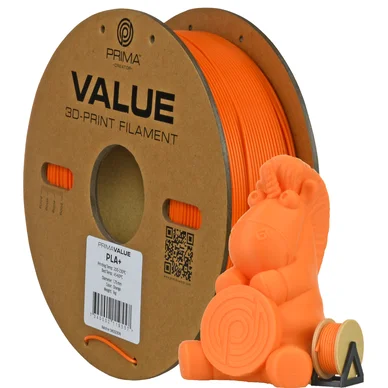 Prima PrimaValue PLA+ - 1,75mm - 1kg - Orange 7340002119557 Modsvarer: N/A