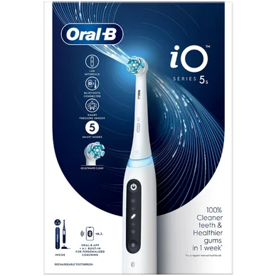 Oral-B iO5s Series 5s Eltandborste Quite White