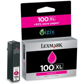 Lexmark 100XL Blækpatron magenta, 600 sider