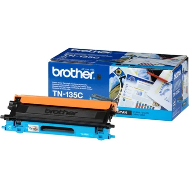 Brother Tonerkassette cyan 4.000 sider, høj kapacitet TN-135C Modsvarer: N/A billede