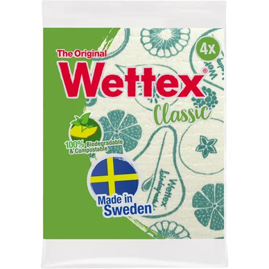 Vileda Wettex Classic hvid opvaskeklud 4 stk 7391704800151 Modsvarer: N/A