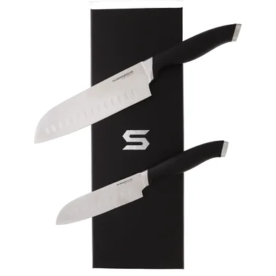 Knivset Subarashii Santoku kockknivar, 2-pack