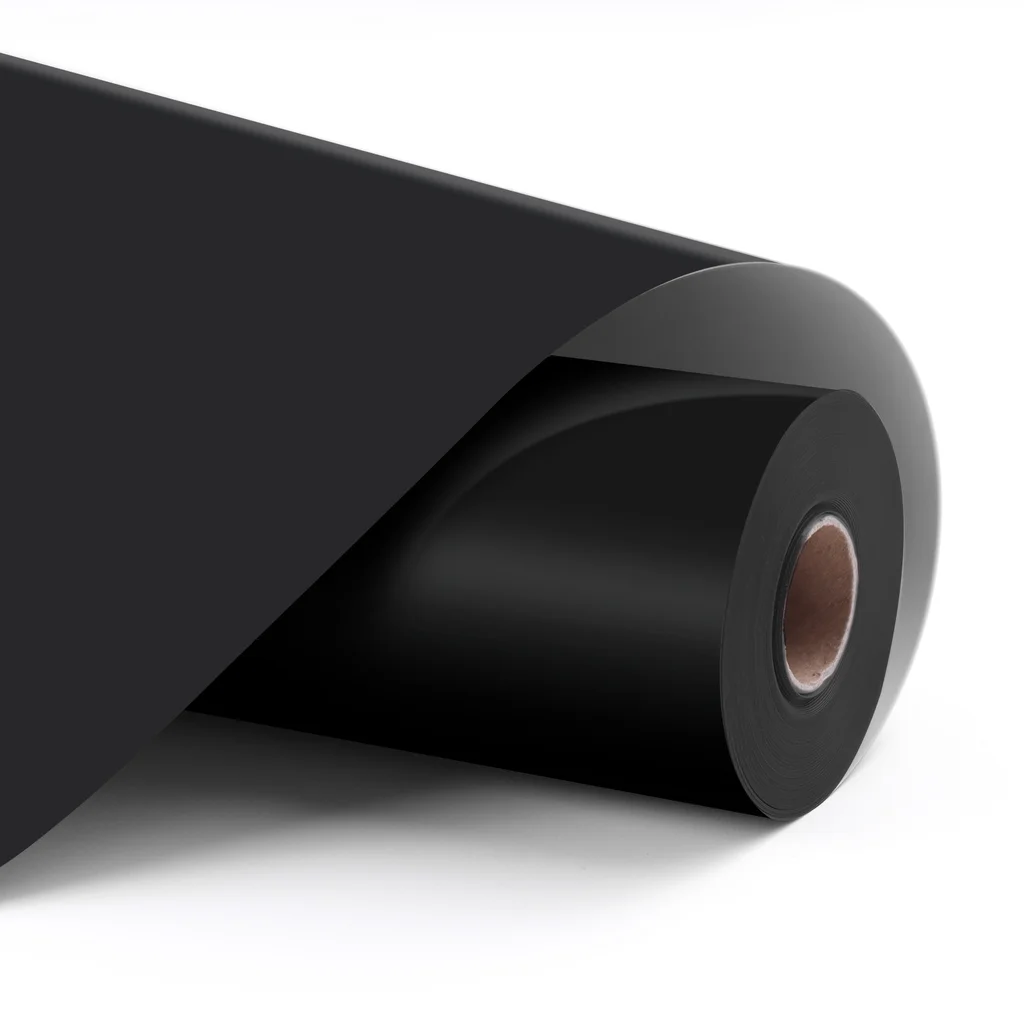 Permanent Adhesive Vinyl Matte - Black - 30.5 x 180 cm