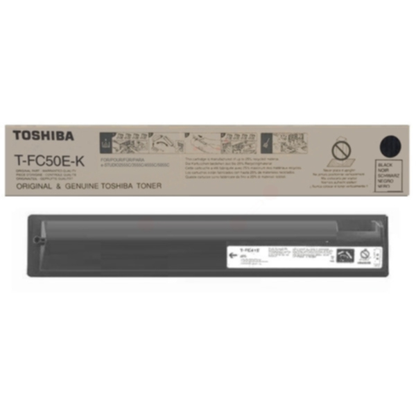 Toshiba TFC50EK - Svart - original - tonerpatron - for e-STUDIO 2555CSE, 3055CSE, 3555CSE, 4555CSE, 5055CSE