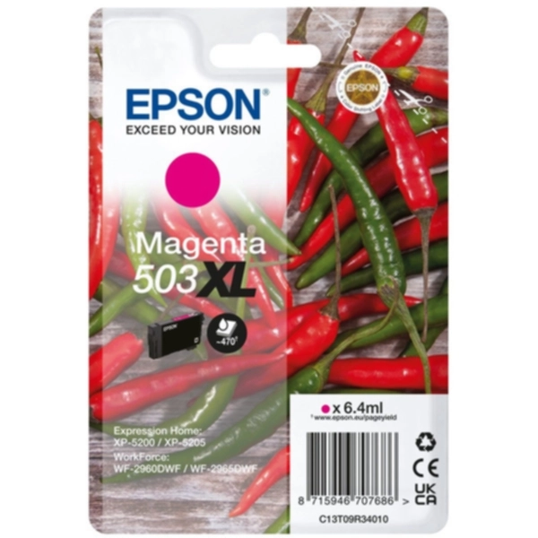 Epson Epson Blekkpatron magenta, 470 sider Blekk