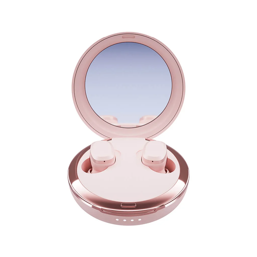 Happy Plugs Adore Hörlurar Trådlös In-Ear, Rosa