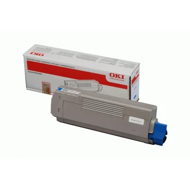 OKI Tonerkassette cyan 6.000 sider 44315307 Modsvarer: N/A billede