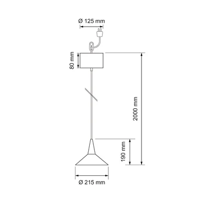 Isse Taklampa E27 Svart Isse Taklampa E27 Svart