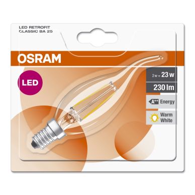 OSRAM alt Osram LED Retrofit Mignonpære E14 2,5W