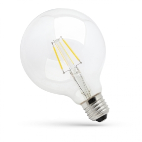 LED Globuslampe Klar E27 4W 2700K 380 lumen