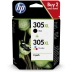 HP 305 XL 3-kleuren & zwart Inktpatroon 2-pack