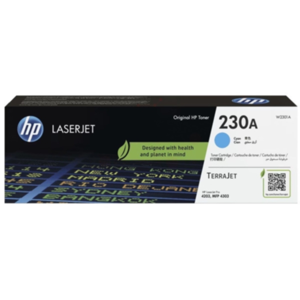 HP HP 230A Tonerkassett Cyan W2301A Tilsvarer: N/A