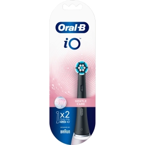 Oral-B Refiller iO Gentle Care 2-pack, svart