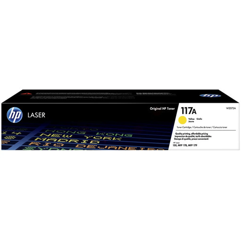 HP 117A Tonerkassett Gul
