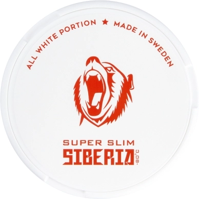 Siberia Snus alt Siberia All White Extremely Strong Super Slim
