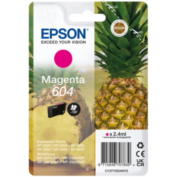 Epson Epson Epson 604 Blekkpatron magenta Blekk