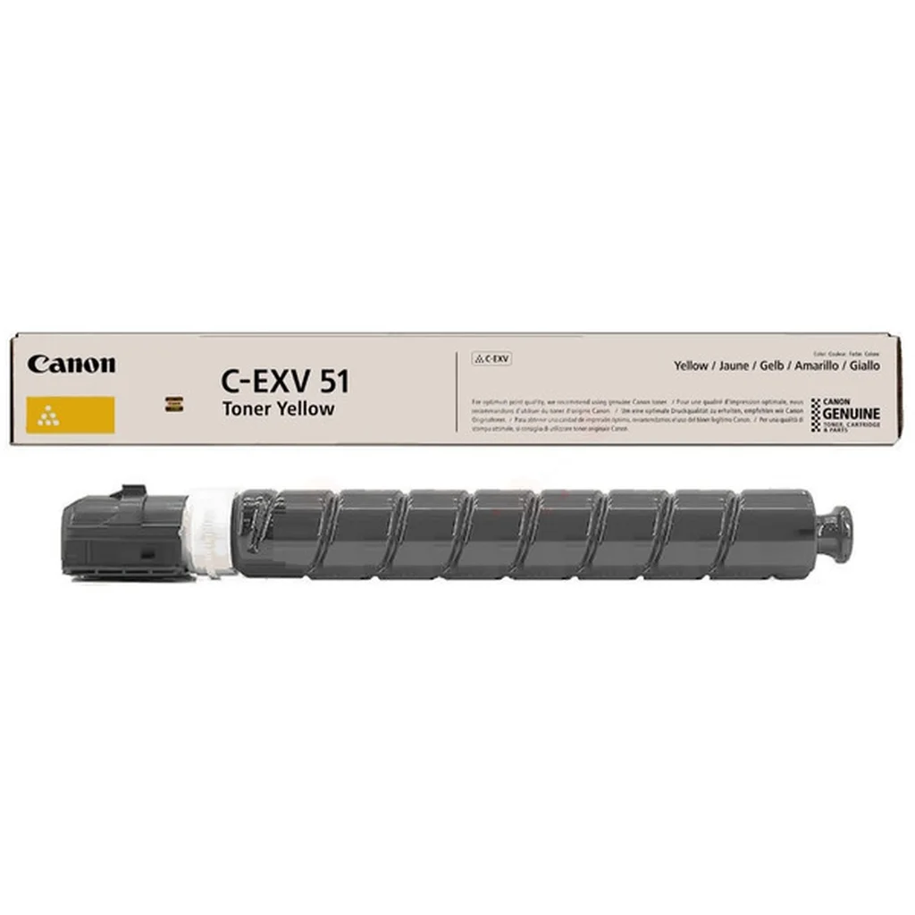 Canon C-EXV 51 Y Tonerkassett gul, 60.000 sidor