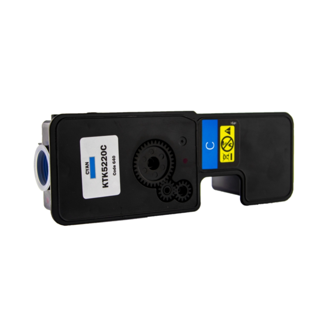 WL Tonerkassett, erstatter Kyocera TK-5220 C, cyan, 1.200 sider KTK5220C Tilsvarer: TK-5220C