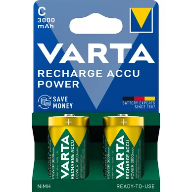 Varta Ladattava akku - Accu Power C 3000 mAh, 2 kpl