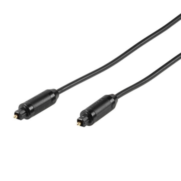 Vivanco Audiokabel Toslink - Toslink, guldplätterad, 3m