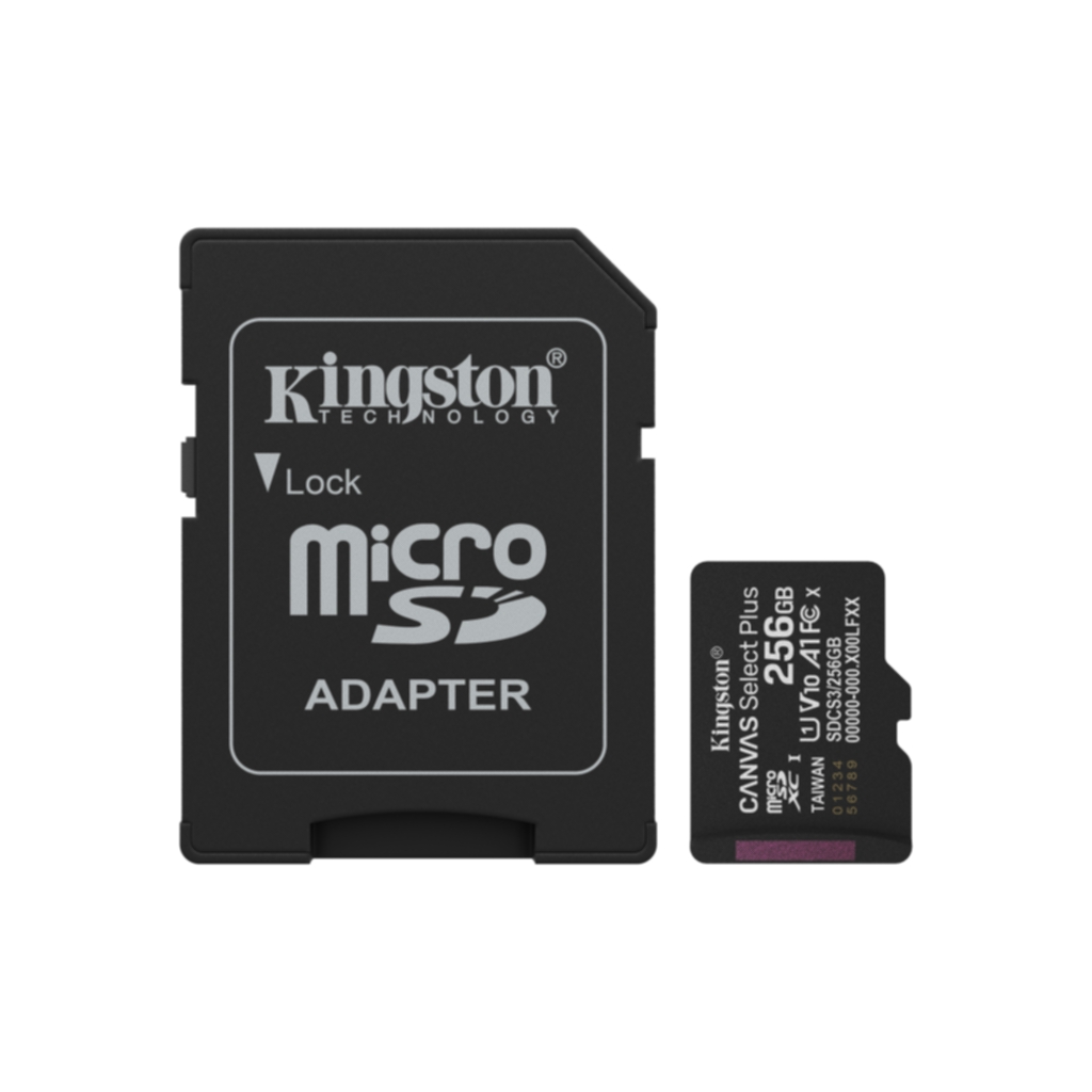 256GB microSDXC Canvas Sel+ G3 150MB/s A1 + Adapter