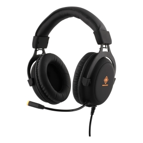 Deltaco DH310 Gaming Headset 57mm, LED, svart