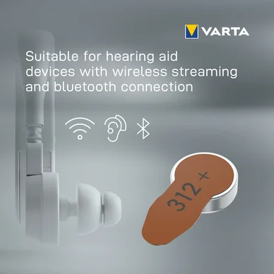 Varta HAB 312 batteri - 6-pack