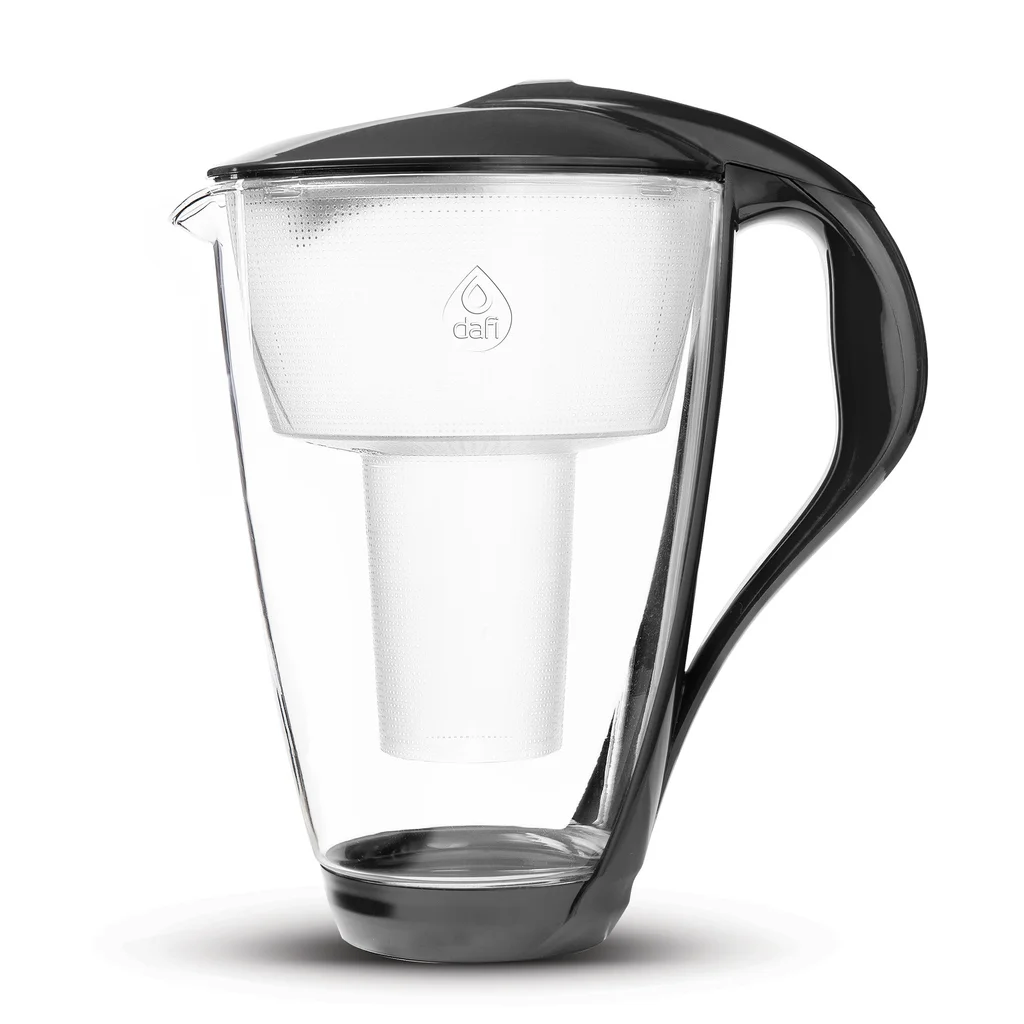 Dafi Vattenkanna glas antracitgrå 2,0 liter