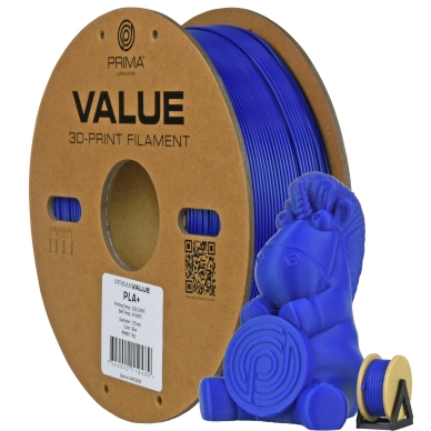 Prima PrimaValue PLA+ - 2,85mm - 1kg - Blauw 7340002119632 Replace: N/A